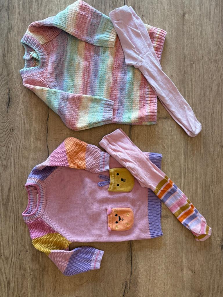 Next set 2 jurkjes ZGAN maat 80/84, Ophalen of Verzenden, Zo goed als nieuw, Maat 80