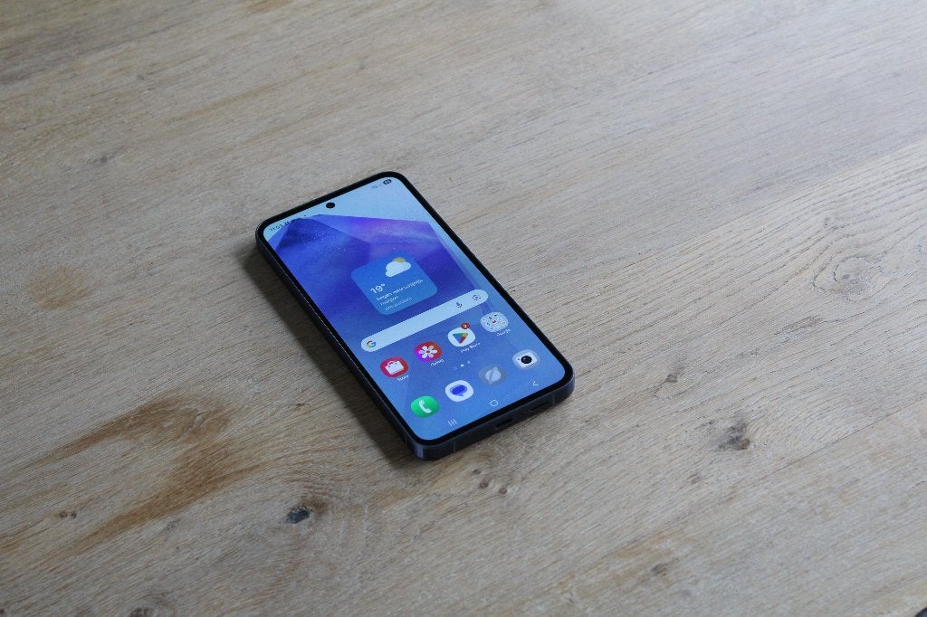 Samsung Galaxy A55 5G - 128GB - Donkerblauw met garantie, Telecommunicatie, Mobiele telefoons | Samsung, Samsung, Blauw, Touchscreen