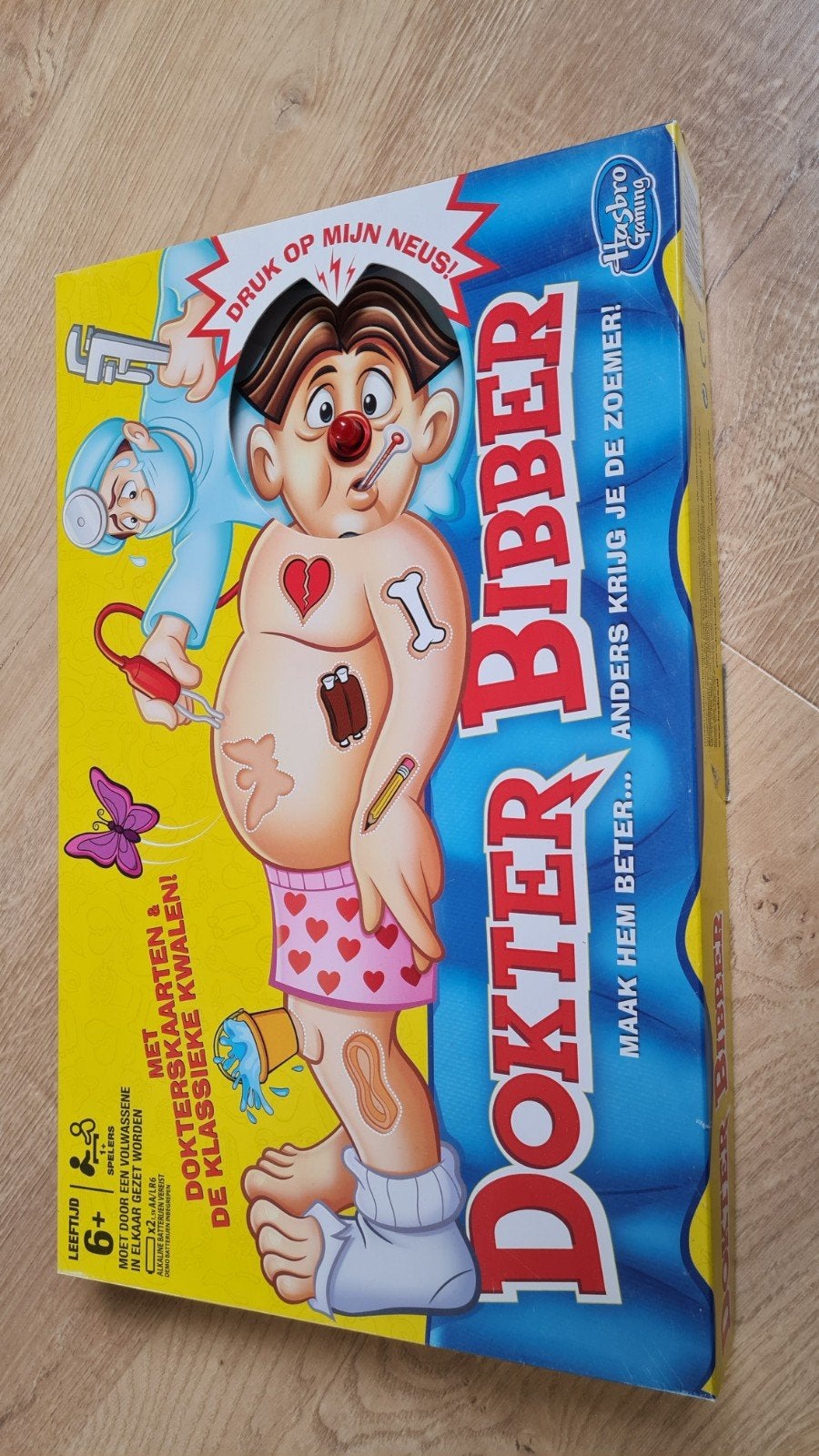 Dokter Bibber spel - Zo goed als nieuw en compleet!, Hobby en Vrije tijd, Gezelschapsspellen | Bordspellen, Ophalen of Verzenden