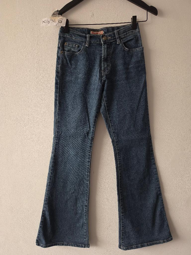 Prestige Clan spijkerbroek maat XS/34 (26), Kleding | Dames, Blauw, Prestige, Ophalen of Verzenden, Zo goed als nieuw