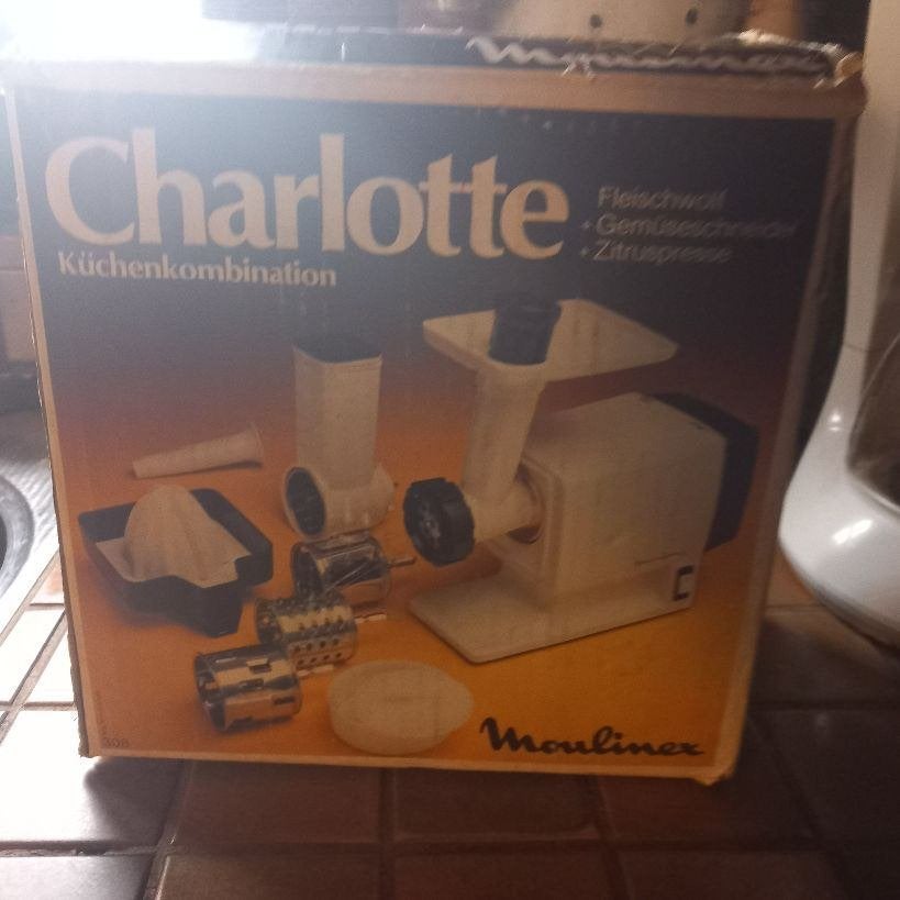 Moulinex, charlotte 308 - keukenmachine, Witgoed en Apparatuur, Minder dan 1 liter, Ophalen of Verzenden, Zo goed als nieuw, 3 snelheden of meer