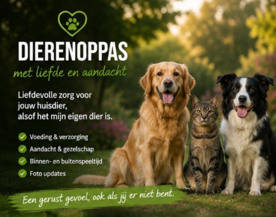 Betrouwbare dierenoppas & hondenservice aan huis, Ophalen
