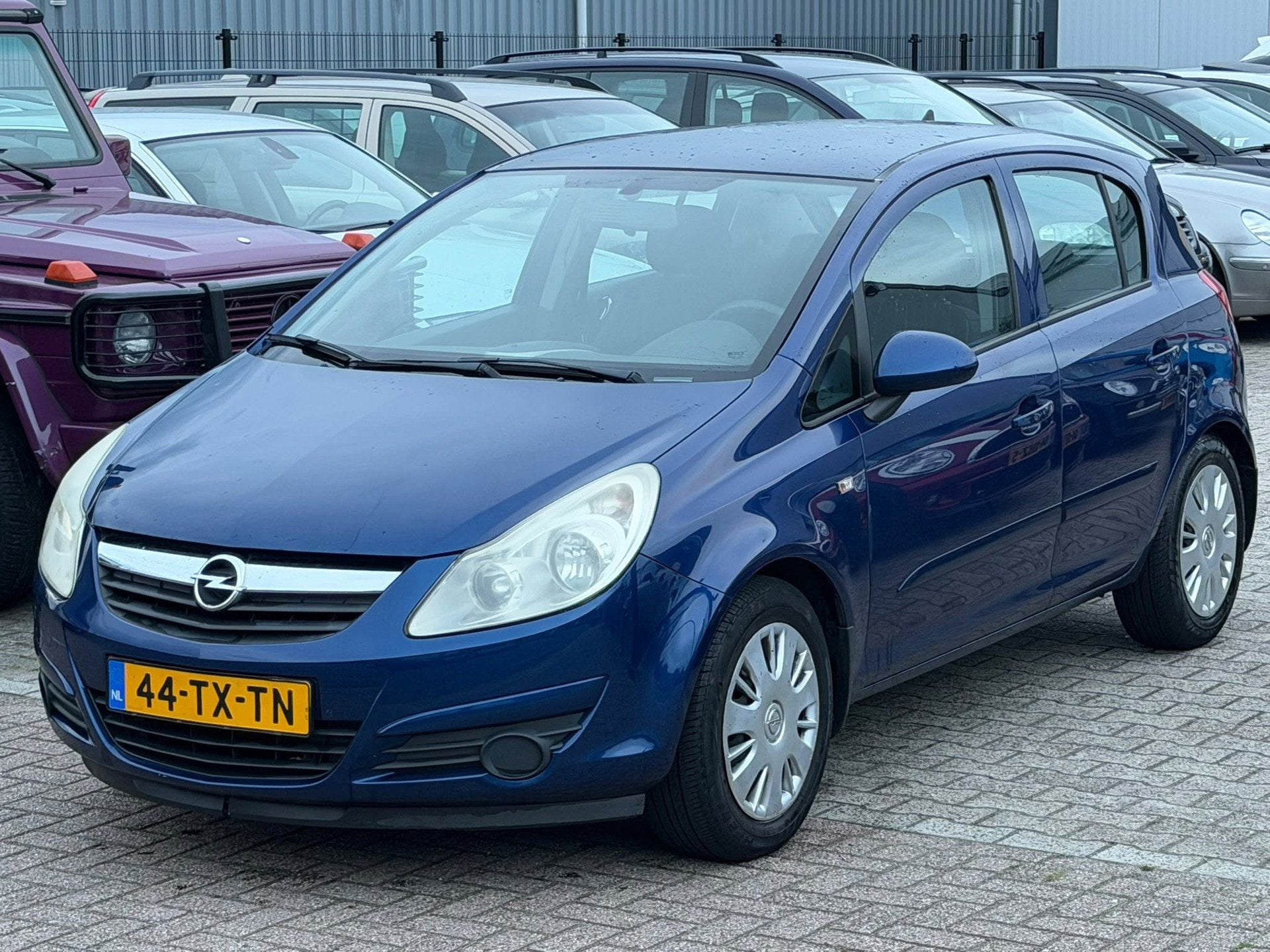 Opel Corsa 1.4-16V Enjoy 5-Deurs 2007 Trekhaak, Auto's, Voorwielaandrijving, 1063 kg, Gebruikt, 4 cilinders
