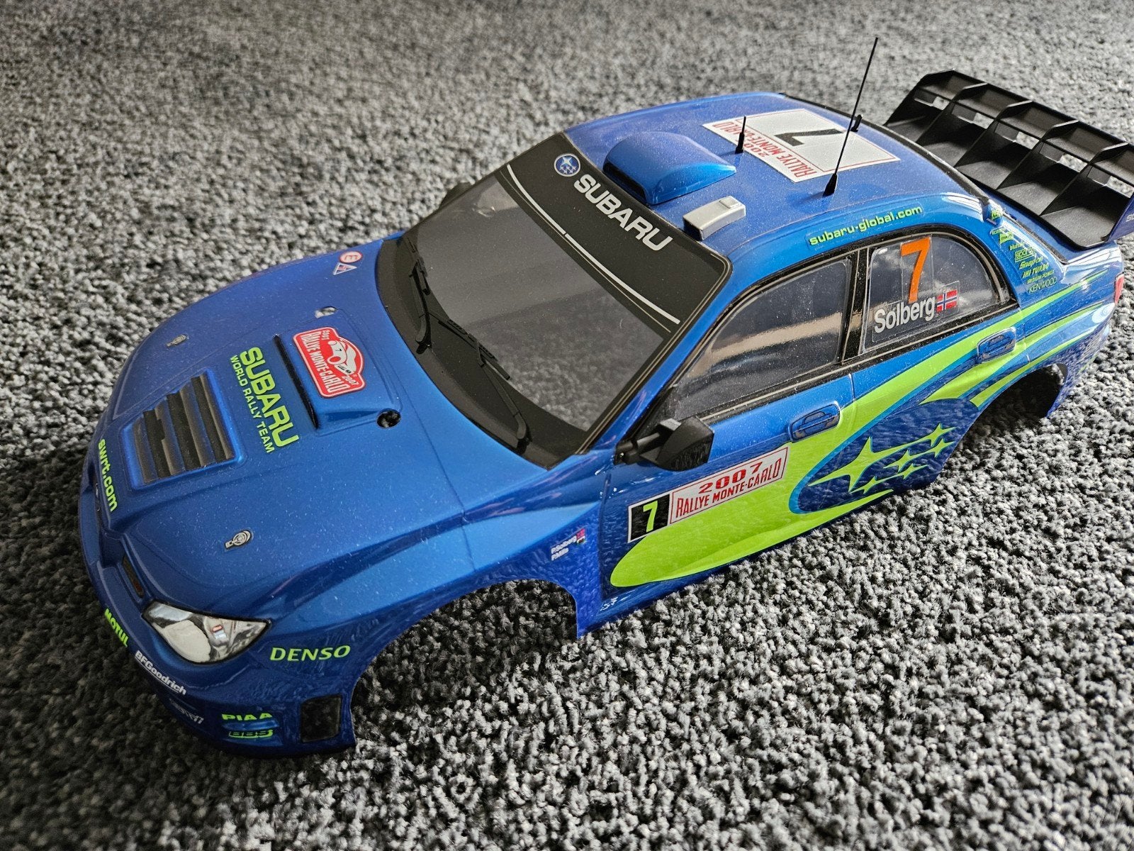 Killerbody 1/10 Subaru WRC carrosserie - Nieuw, Ophalen of Verzenden, Nieuw, Schaal 1:10