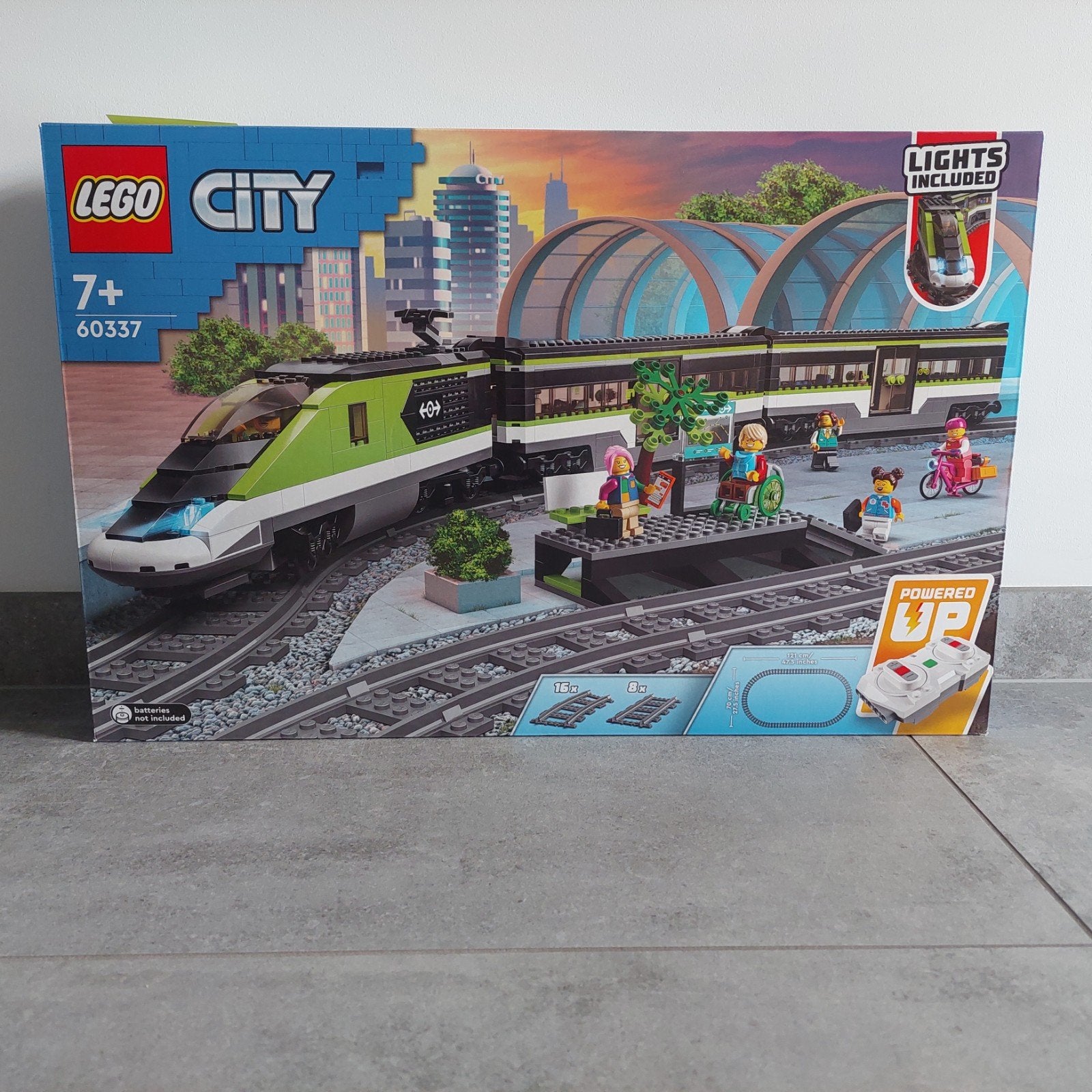 LEGO City 60337, Express Passagierstrein met Licht NIEUW!!, City, Lego, Nieuw, Ophalen of Verzenden