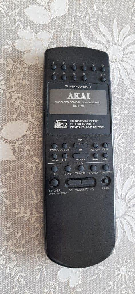 AKAI audio/video afstandsbedieningen, Mediaspeler, Ophalen of Verzenden, Zo goed als nieuw, Origineel