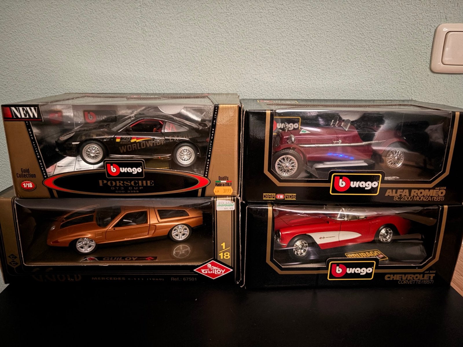 Diverse 1/18 modelauto's - Burago, Guiloy, Ophalen, Nieuw, Auto, Bburago