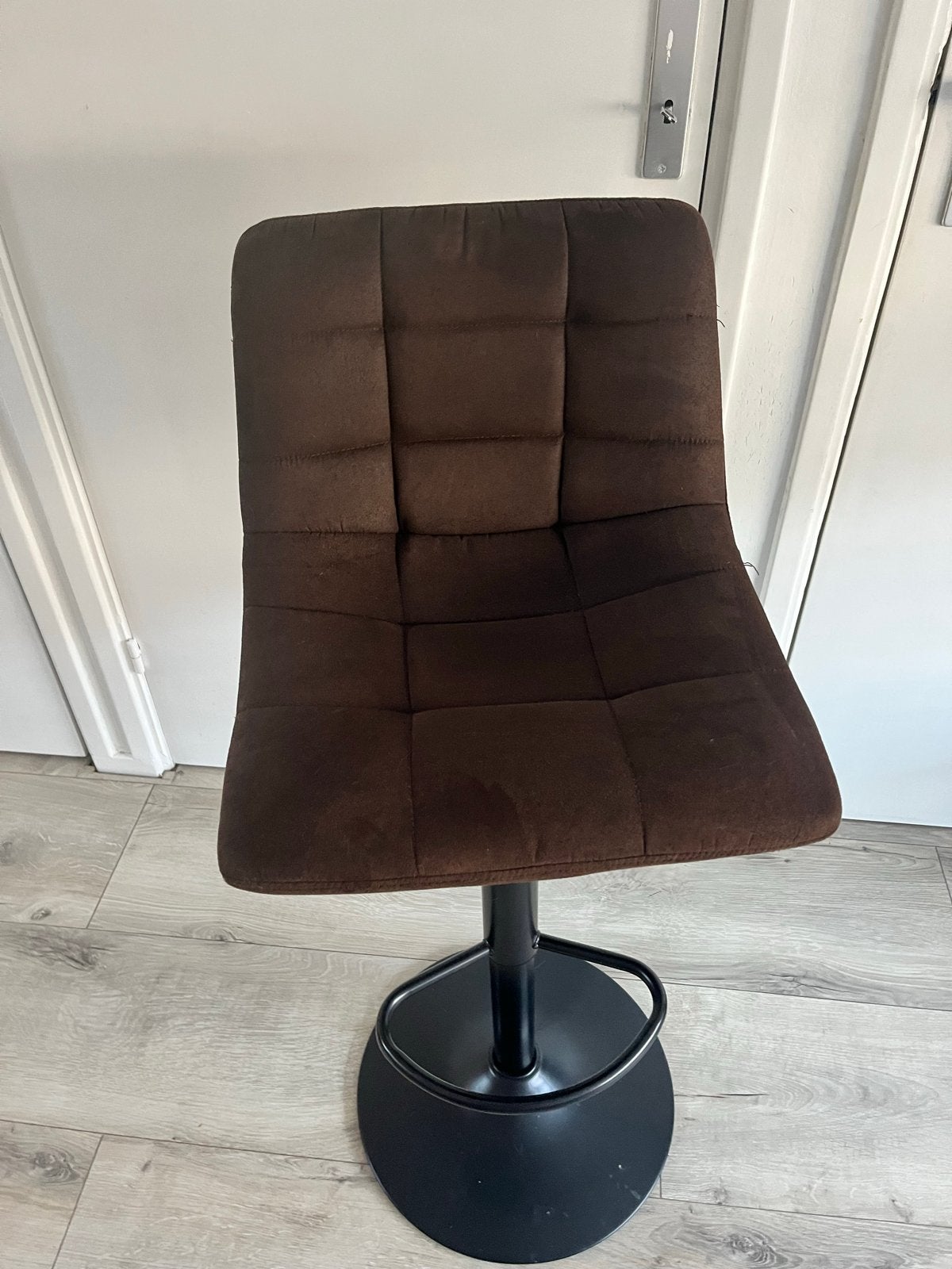 4 verstelbare barstoelen - Zeer mooi en comfortabel, Ophalen, Gebruikt, In hoogte verstelbaar, 90 cm of meer