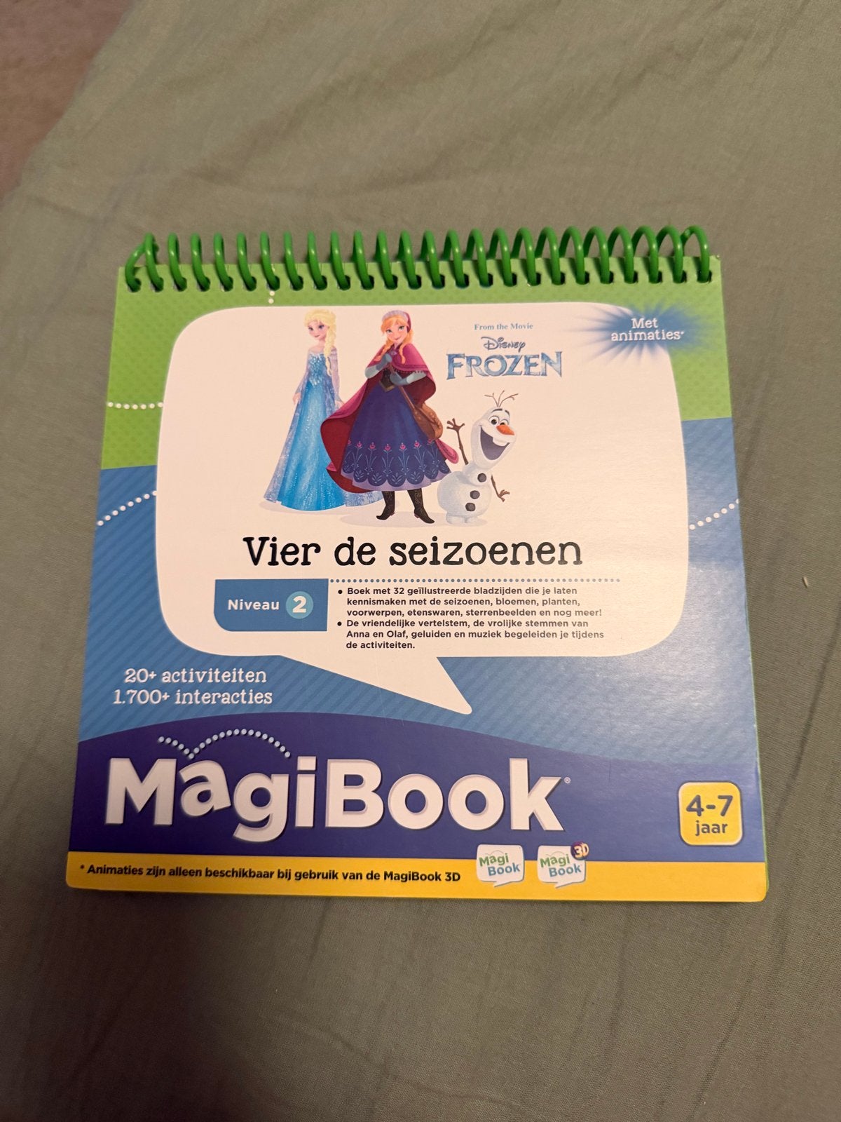 MagiBook Disney Frozen Vier de Seizoenen Boekje (Nieuw), Ophalen of Verzenden, Nieuw, 3 tot 4 jaar