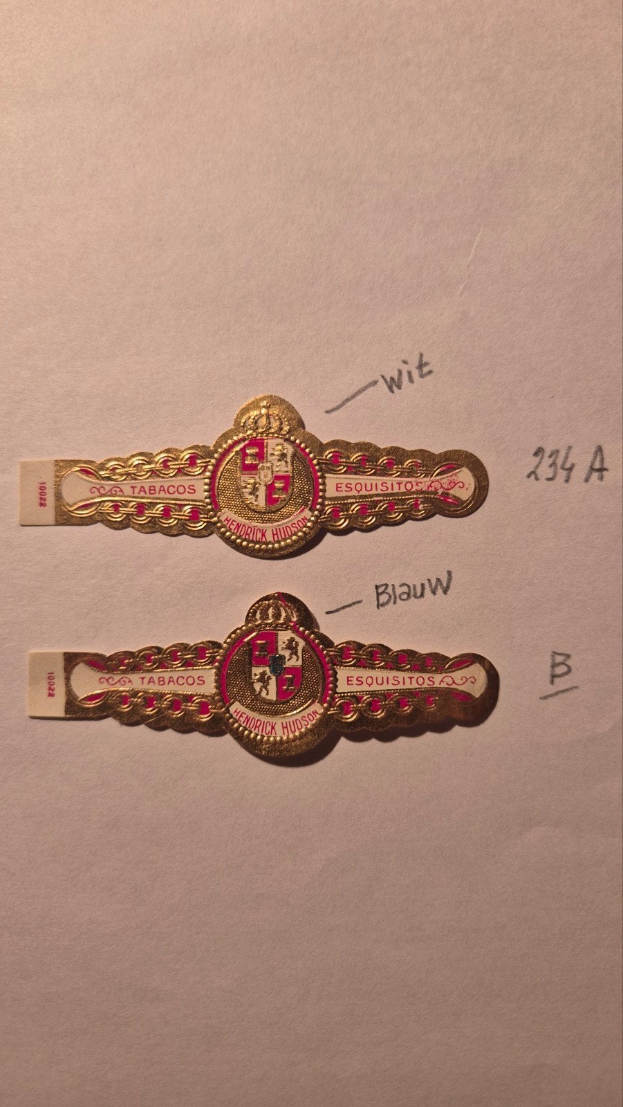 Sigarenbanden Roosendaal, Verzamelen, Rookartikelen, Aanstekers en Luciferdoosjes, Ophalen, Zo goed als nieuw, Sigarenbandjes