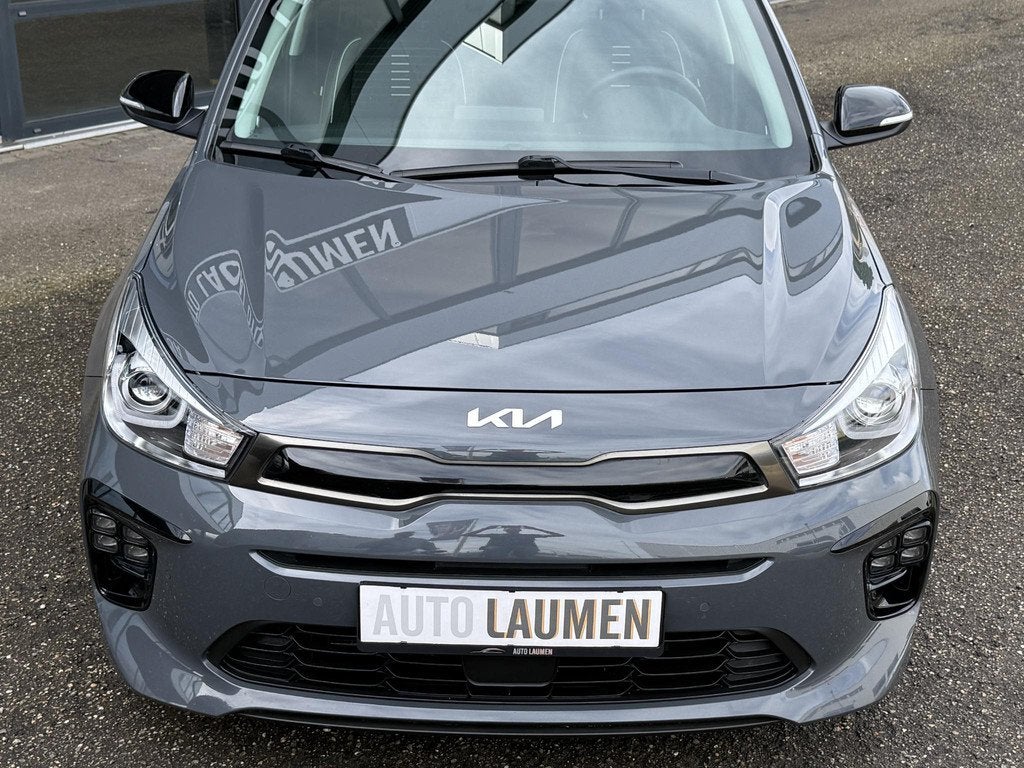 Kia Rio 1.0 T-GDi GT-Line 100 PK 17 inch Navi Camera DAB App, Voorwielaandrijving, 101 pk, Gebruikt, Leder en Stof