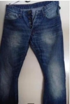 CULT edition jeans korte spijkerbroek BRUCE vintage W30 L32, Verzenden, Zo goed als nieuw, Blauw, W32 (confectie 46) of kleiner