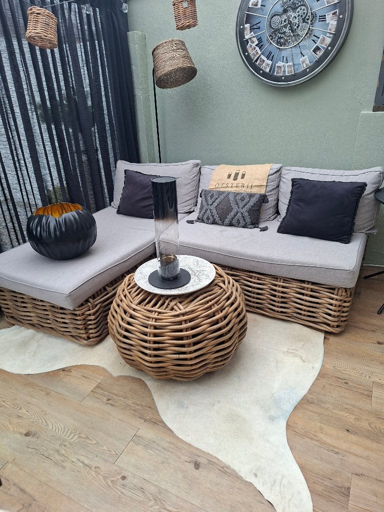 Loungeset bali, Ophalen, Bank, Zo goed als nieuw, Loungeset