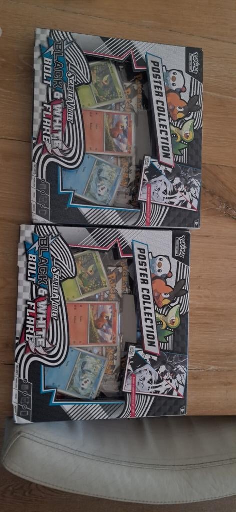 Pokemon black bolt white flare poster collectie, Ophalen of Verzenden, Nieuw