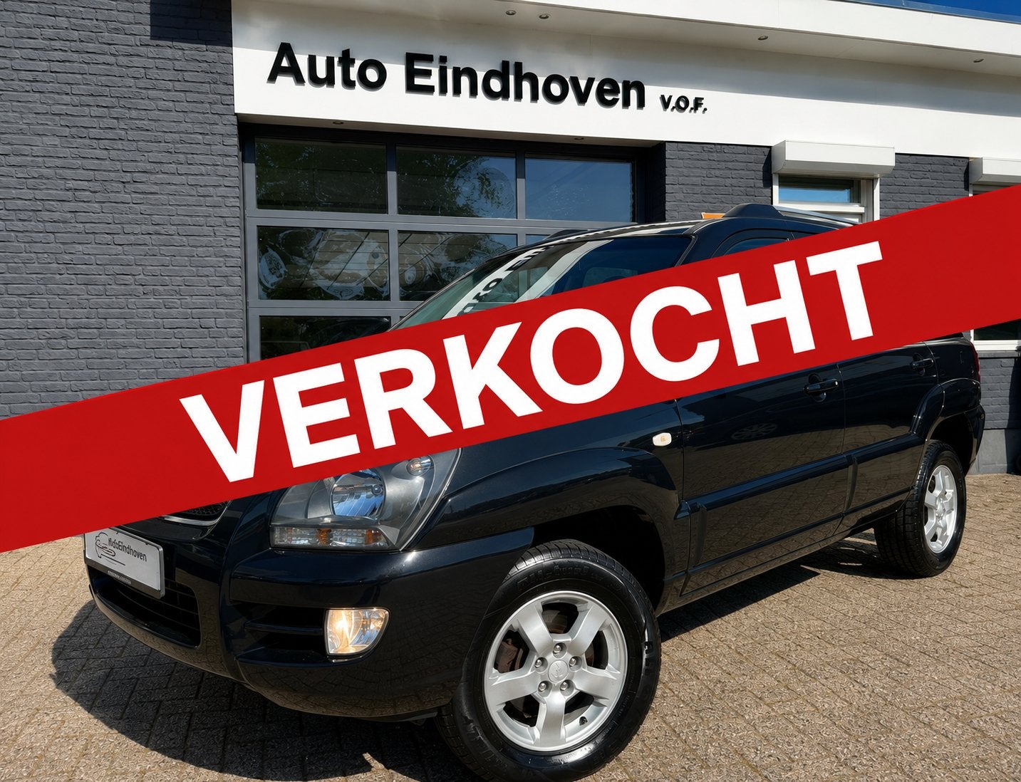 Kia Sportage 2.0,Leder,Stoelv,Clima,Orig NL 41/dkm, 1442 kg, Bluetooth, 4 cilinders, Zwart
