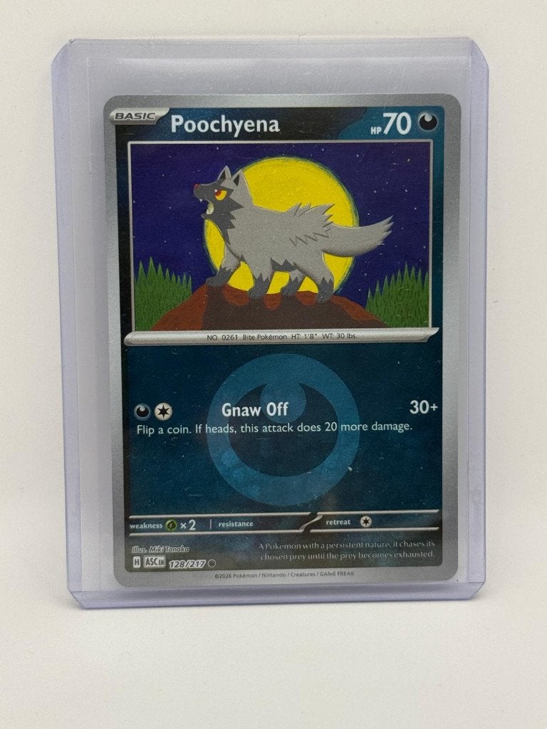 Poochyena [Energy] #128 Pokemon Ascended Heroes, Ophalen of Verzenden, Zo goed als nieuw
