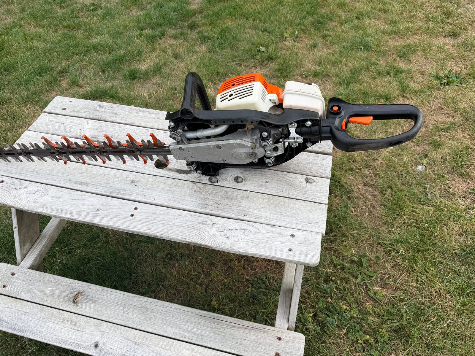 ‼️ Stihl hs81R heggeschaar ‼️, Ophalen, Gebruikt, Benzine
