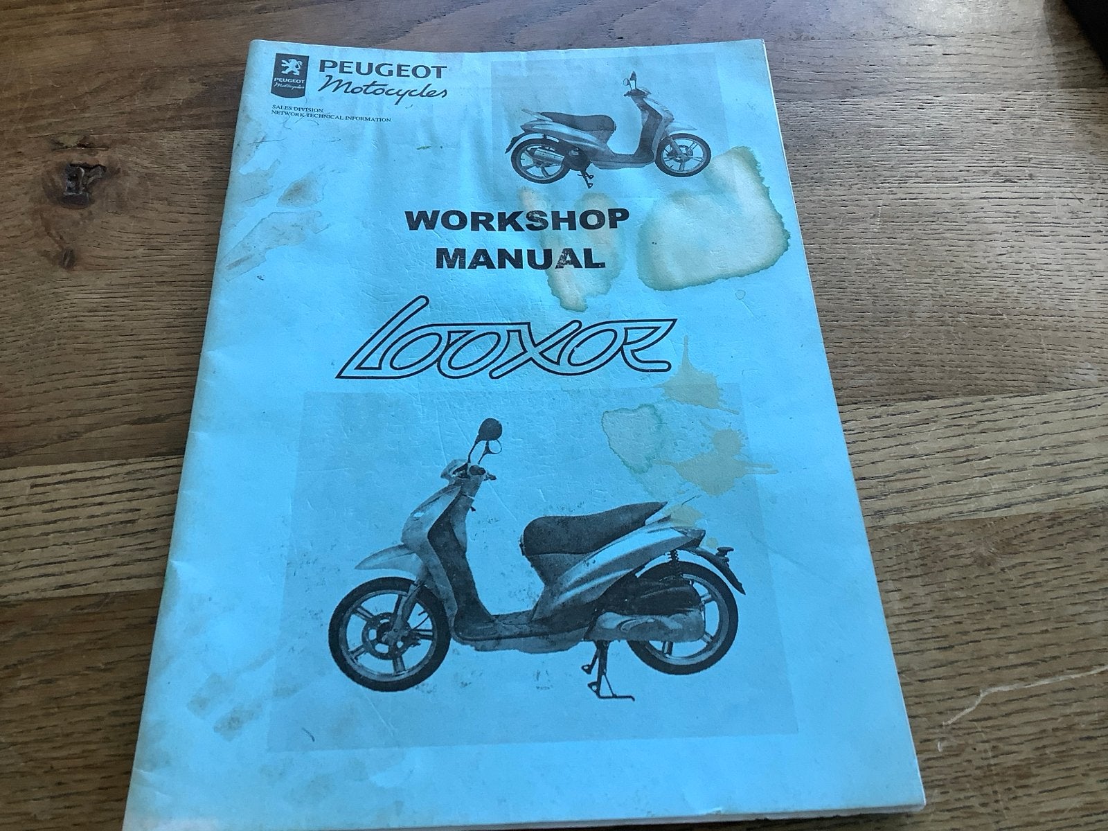 Peugeot Looxor Werkplaatshandboek - Scooter Handleiding, Verzenden, Gebruikt