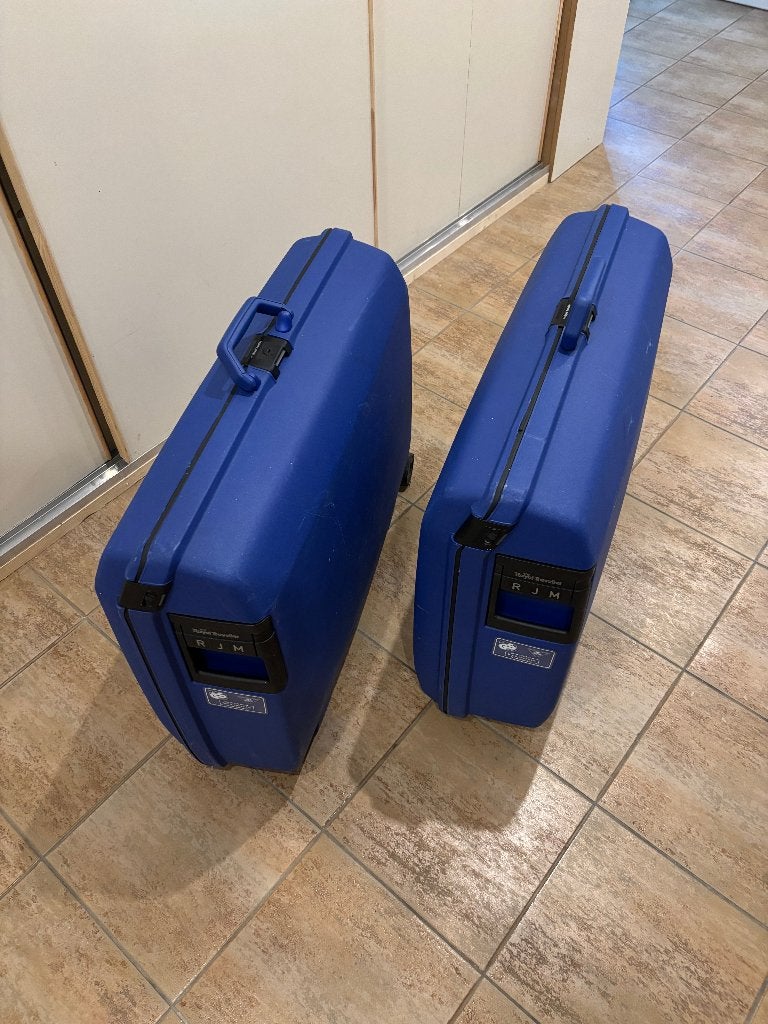Samsonite Royal Traveller Kofferset, Sieraden, Tassen en Uiterlijk, Koffers, Gebruikt, Hard kunststof, 70 cm of meer, 55 cm of meer