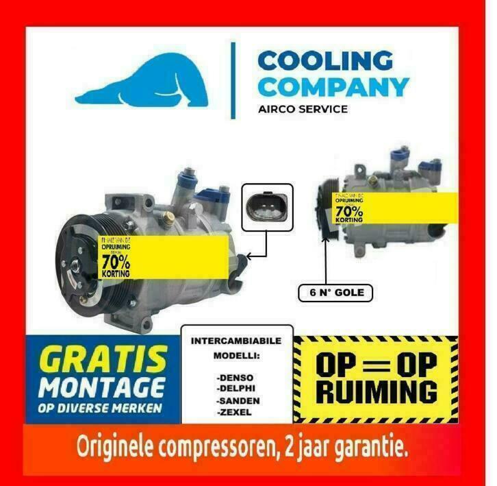 airco compressor VW GOLF PASSAT TOURAN TRANSPORTER aircopomp, Ophalen of Verzenden