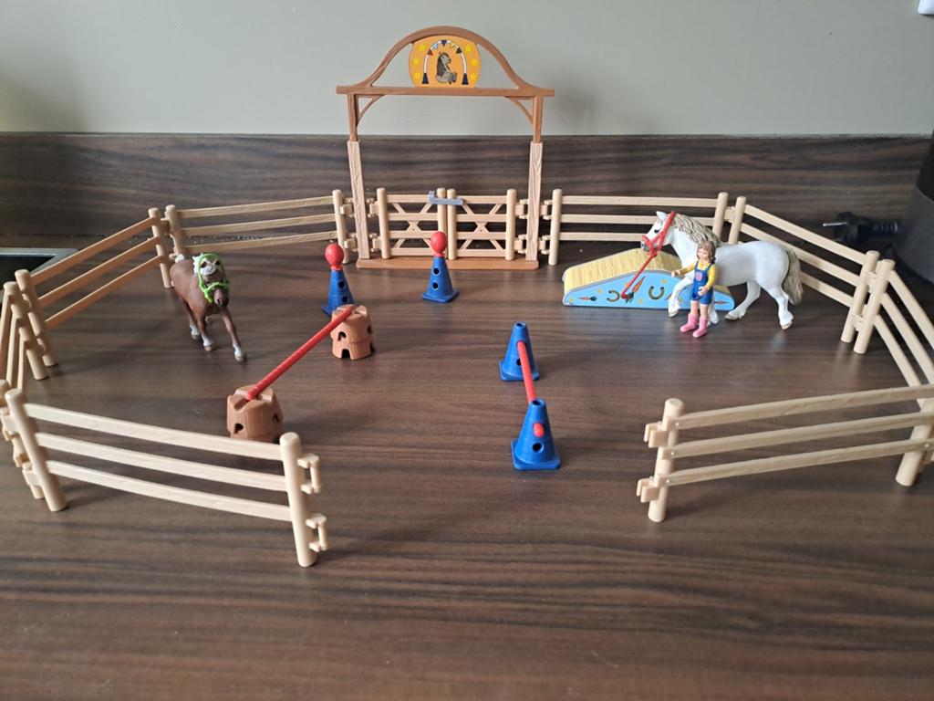 Schleich agility set niet origineel, Verzamelen, Speelgoed, Ophalen of Verzenden, Zo goed als nieuw