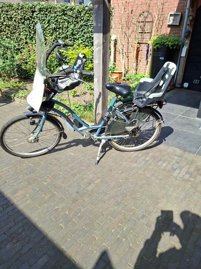 Sparta Amazone mamafiets, Fietsen en Brommers, Fietsen | Dames | Moederfietsen, Overige merken, 2 zitjes, Versnellingen, Ophalen of Verzenden