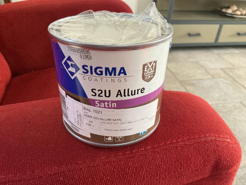 Verf sigma, Doe-het-zelf en Verbouw, Ophalen, Nieuw, Verf, Grijs