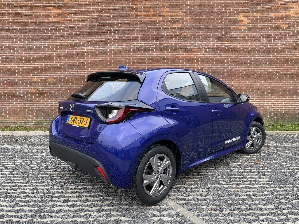 Mazda 2 Hybrid 1.5 Exclusive-line | Stoelverwarming | Achter, Gebruikt, Blauw, Bedrijf, Automatische klimaatregeling