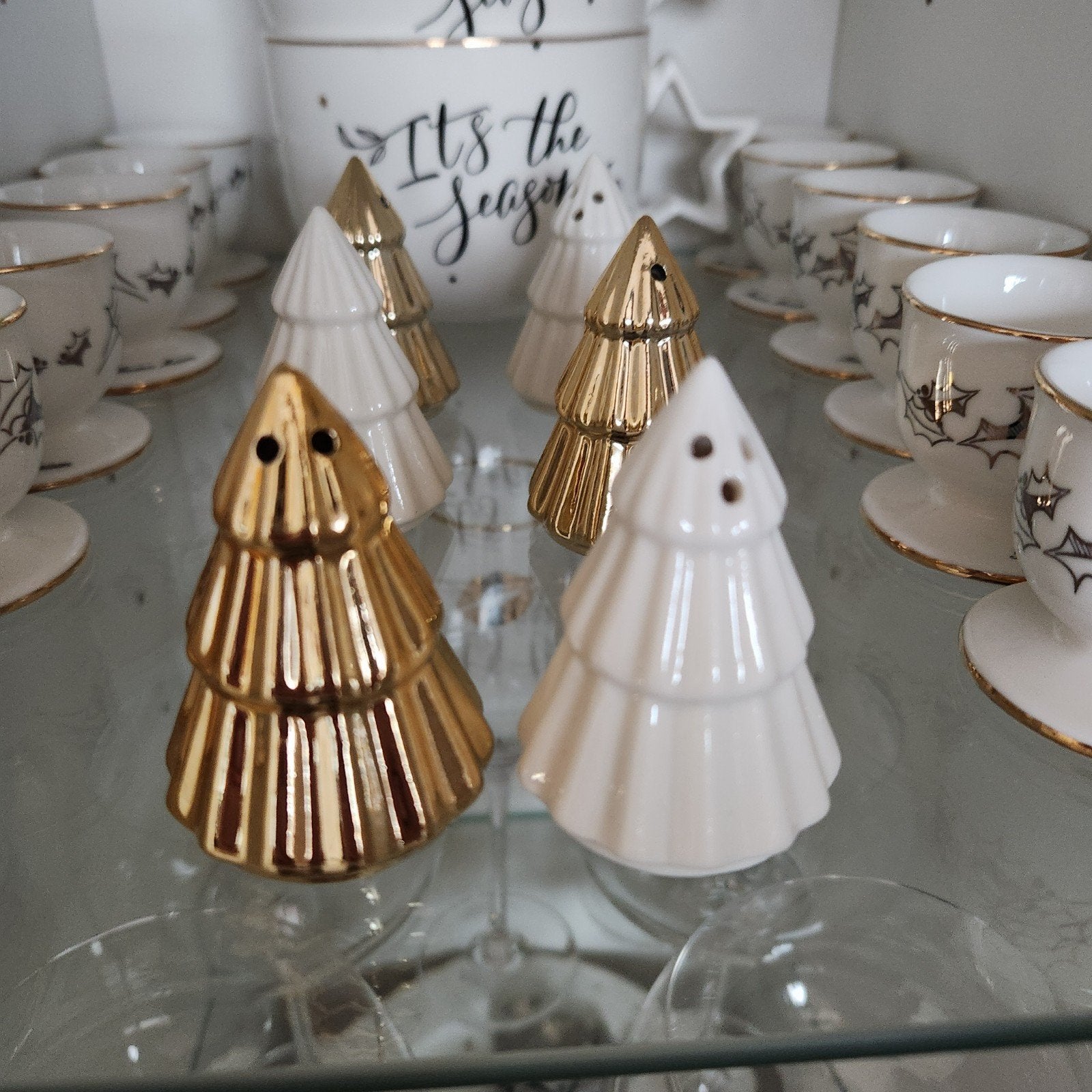 Rivièra Maison Peper en Zout Stelletje Kerstbomen, Ophalen of Verzenden, Nieuw, Riviera Maison