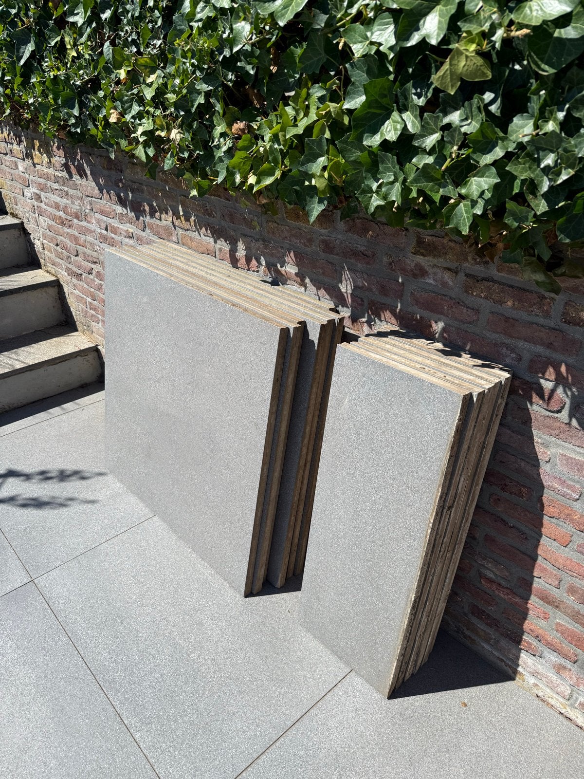 Prachtige keramische tegels, 7 stuks 90x90 + 6 stuks 90x32, Tuin en Terras, Tegels en Klinkers, Keramiek, Zo goed als nieuw, Terrastegels