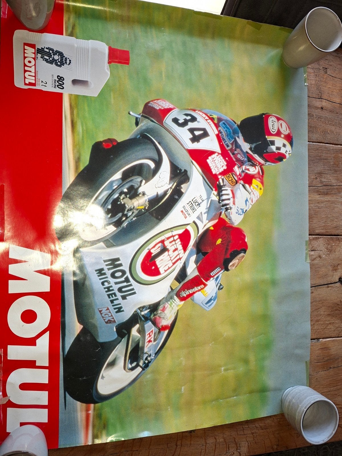 poster Kevin schwantz, Ophalen of Verzenden, Plaatje