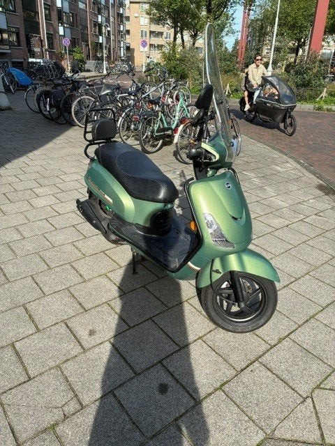 Scooter SYM Fiddle II 2021, Fietsen en Brommers, Ophalen, Gebruikt, Maximaal 45 km/u, Benzine