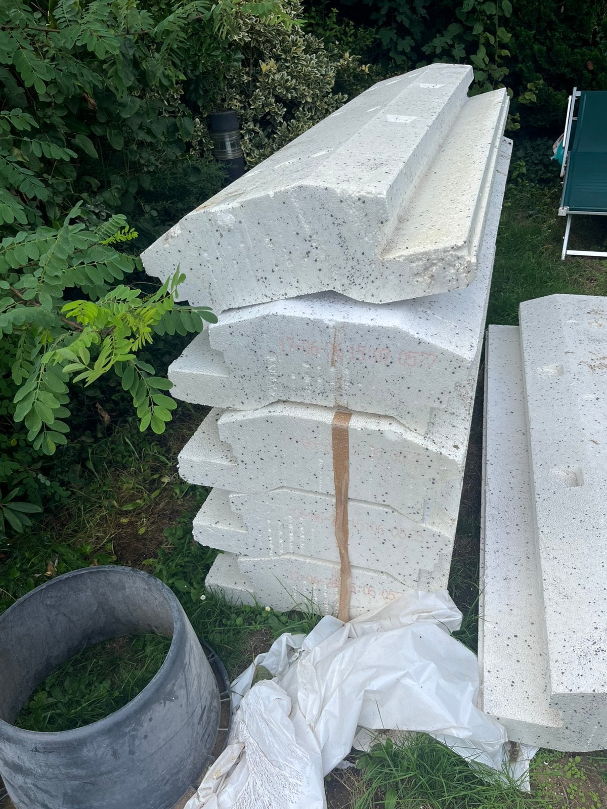 6x Broodjes/vulelementen EPS tempex 200cm RC3,7, Ophalen, 12 cm of meer, Nieuw, 15 m² of meer