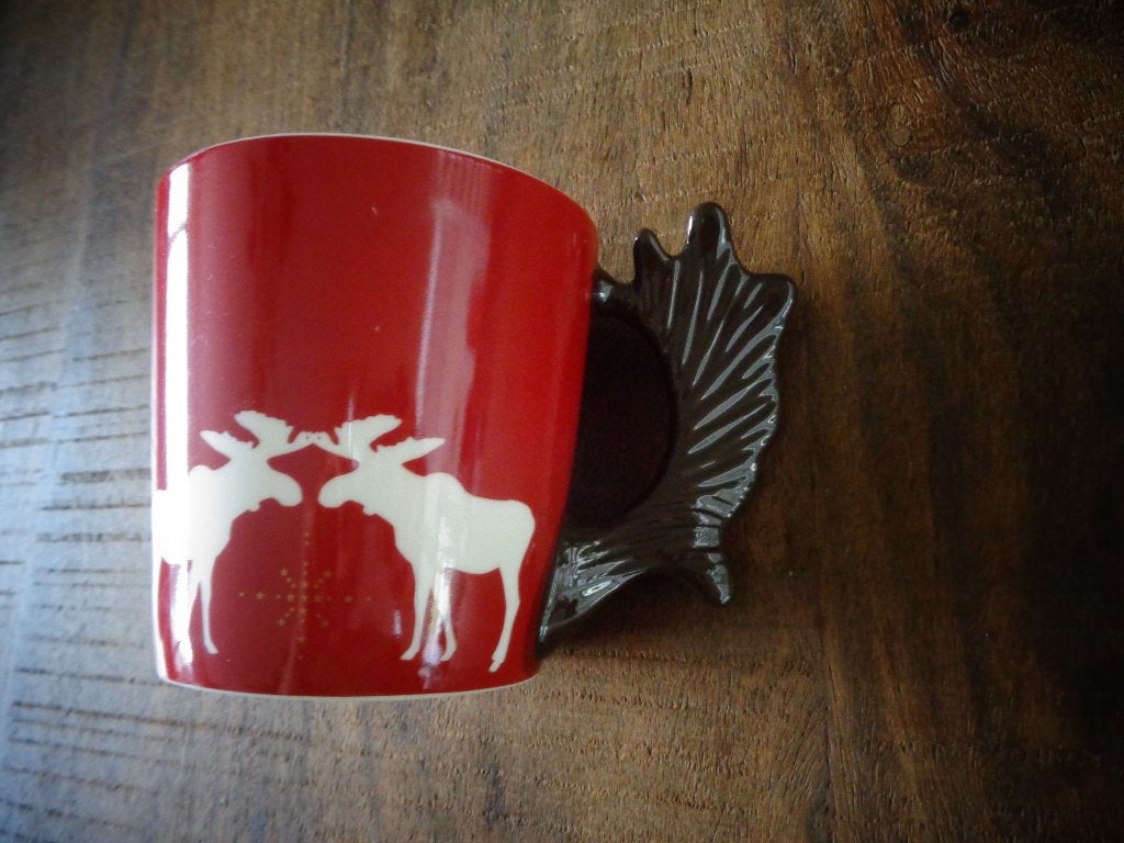 Starbucks rode Kerst beker met eland handvat, Ophalen of Verzenden, Zo goed als nieuw