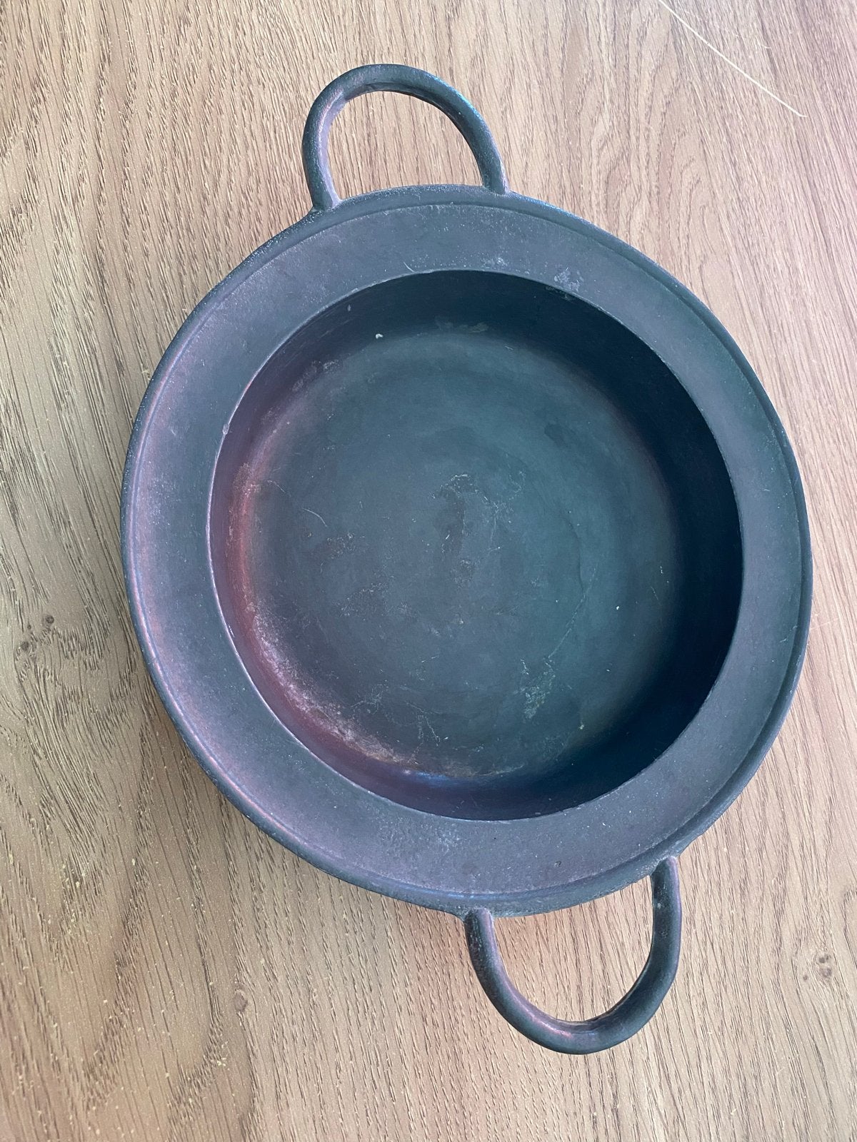 Vintage Tinnen Schaaltje met Handvatten - Decoratief, Ophalen of Verzenden
