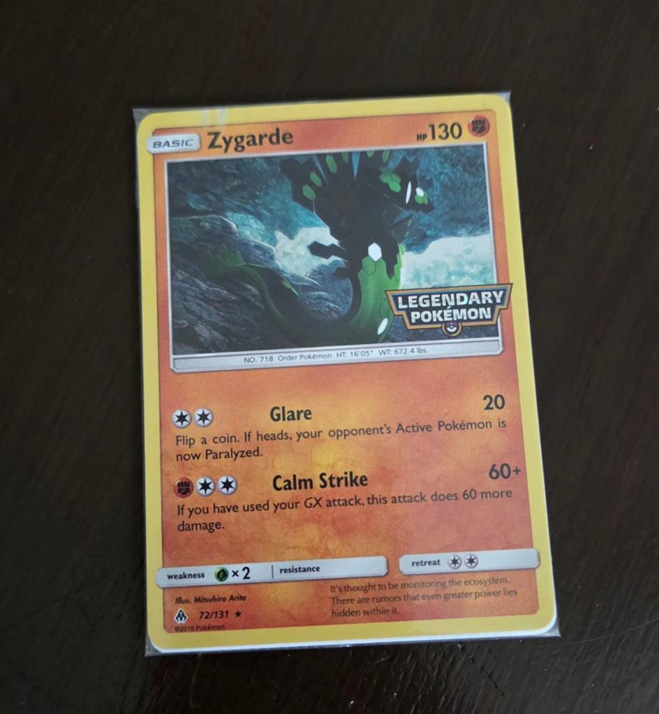 Zygarde Promo kaart, Hobby en Vrije tijd, Verzamelkaartspellen | Pokémon, Ophalen, Zo goed als nieuw