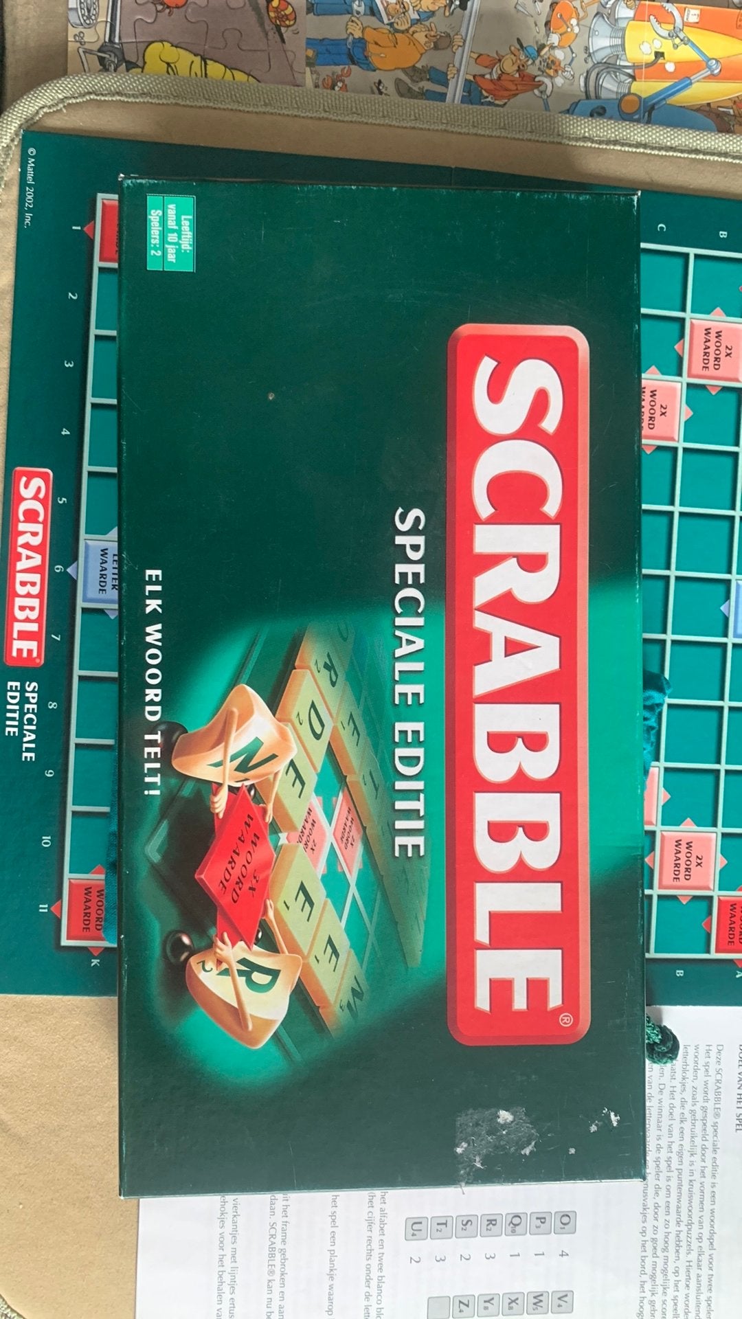 Scrabble speciale editie, Ophalen of Verzenden, Zo goed als nieuw
