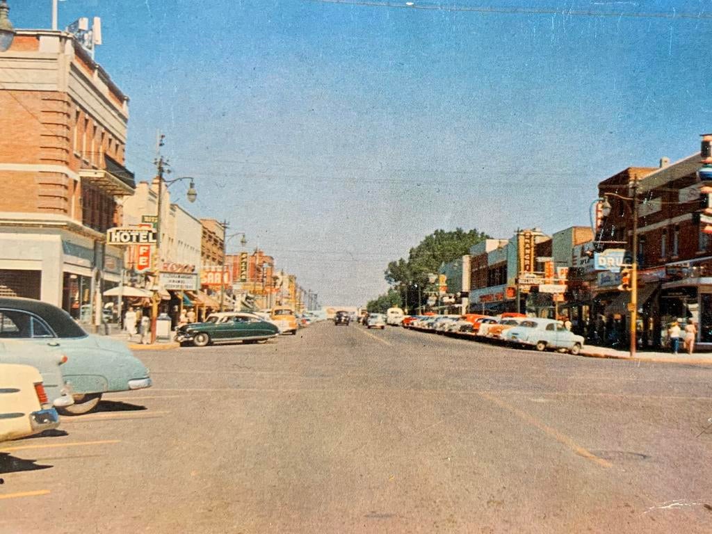 Canada, Alberta, Mainstreet., Verzamelen, Ophalen of Verzenden, Ongelopen, Buiten Europa