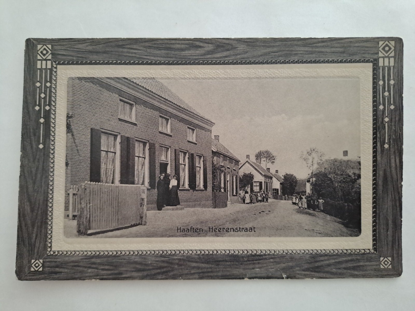 haaften fotokaart relief, Verzamelen, Ophalen of Verzenden, Voor 1920, Zuid-Holland