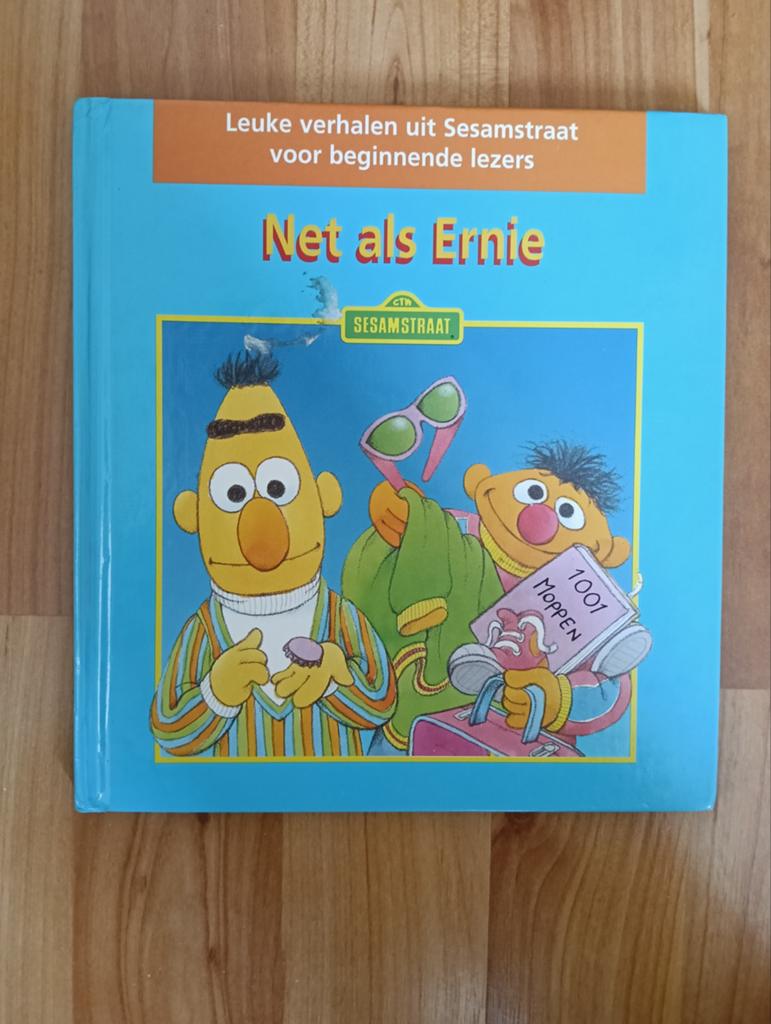 Net als Ernie - Sesamstraat kinderboek, Ophalen of Verzenden, Gelezen, Sesamstraat, Fictie algemeen