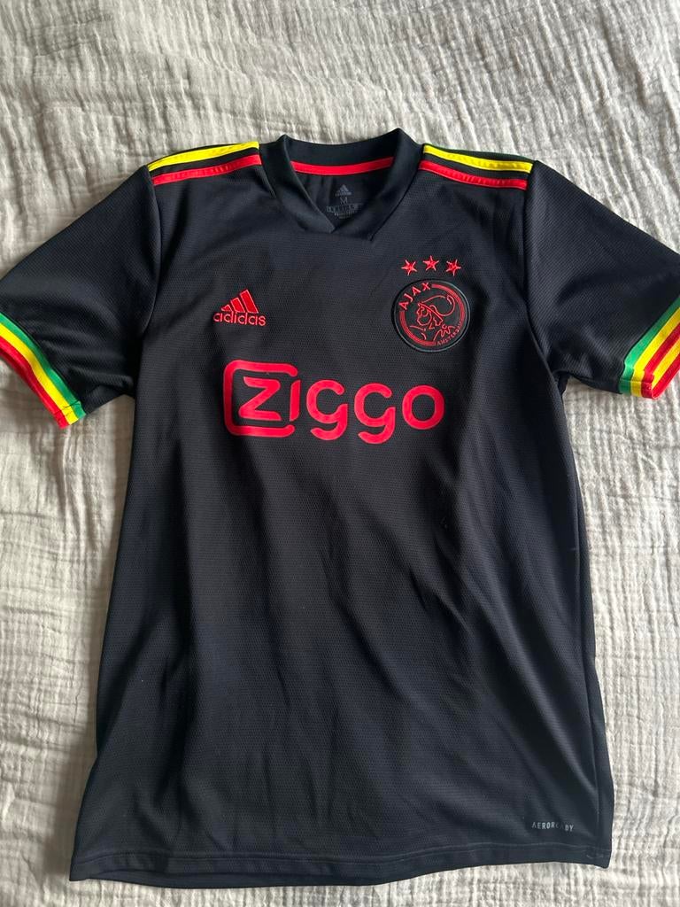 Ajax Bob Marley shirt Berghuis - Maat M, Kleding | Heren, Maat 48/50 (M), Zwart, Ophalen of Verzenden, Zo goed als nieuw