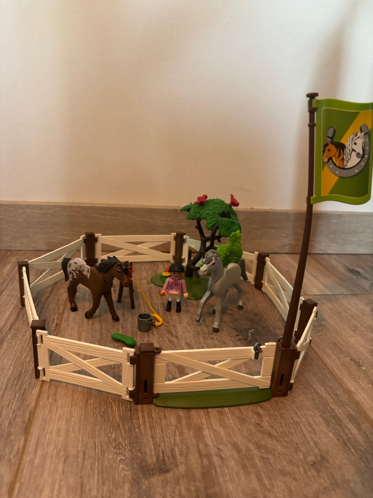 Playmobil paardenwei 6931, Ophalen of Verzenden, Gebruikt, Jongen of Meisje
