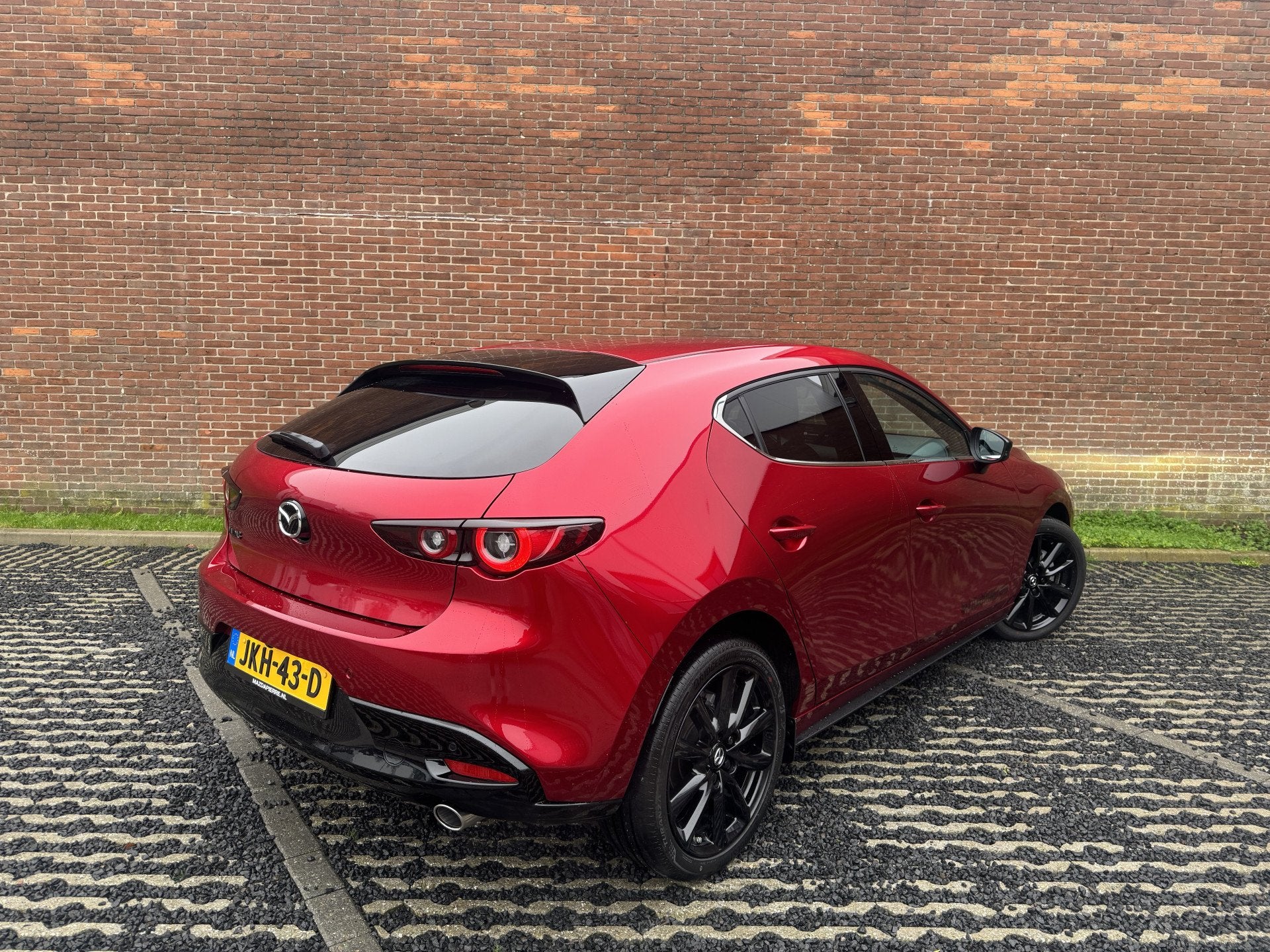 Mazda 3 2.5 e-SkyActiv-G M Hybrid 140 Homura | DEMO DEAL!, Auto's, Voorwielaandrijving, Dealer onderhouden, Stof, Gebruikt