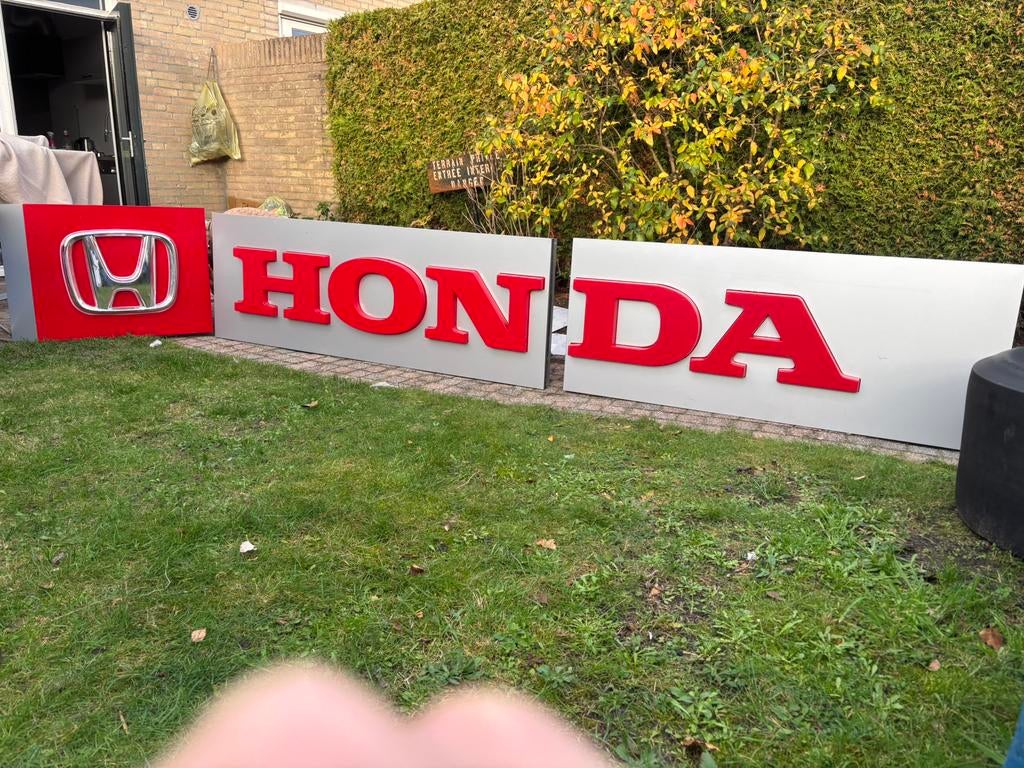 Honda lichtreclame zeldzaam retro, Ophalen of Verzenden, Zo goed als nieuw, Auto's