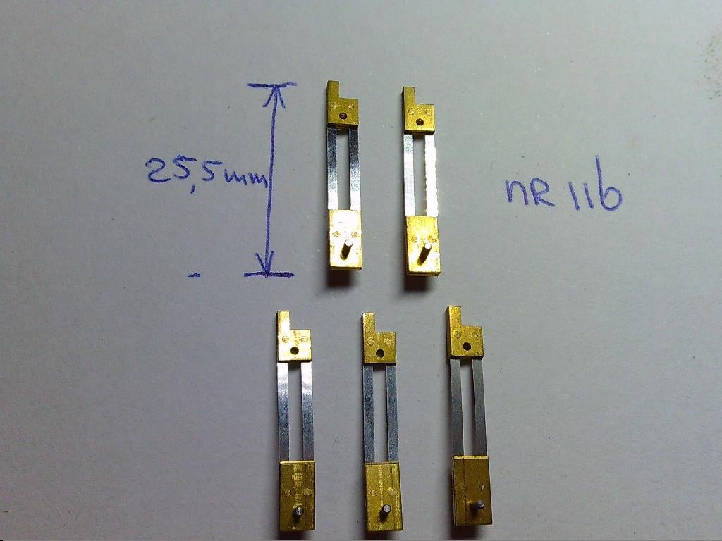 SET VAN 5 SLINGERVEREN VOOR FRANSE PENDULE, Ophalen of Verzenden