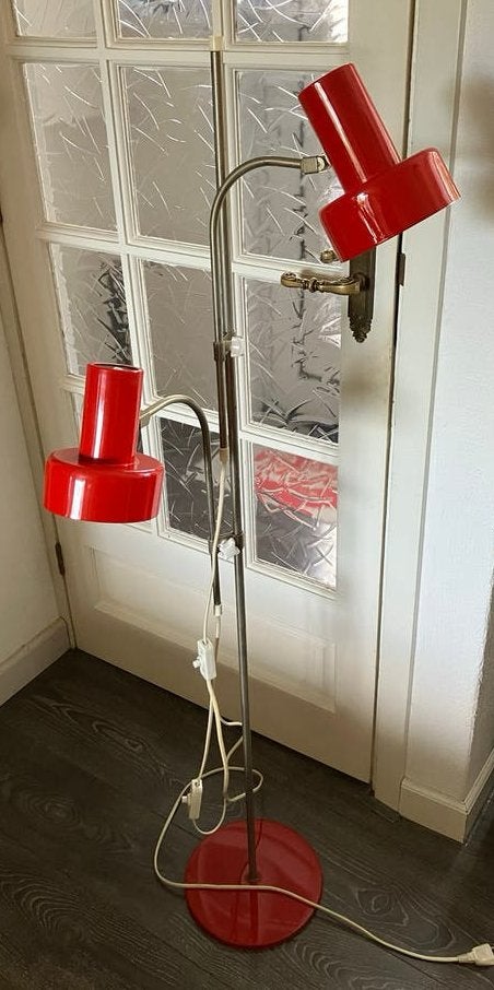 Vintage DDR Vloerlamp – Karl-Marx-Stadt – Jaren 60/70, Ophalen, Gebruikt, 100 tot 150 cm, E27 (groot)