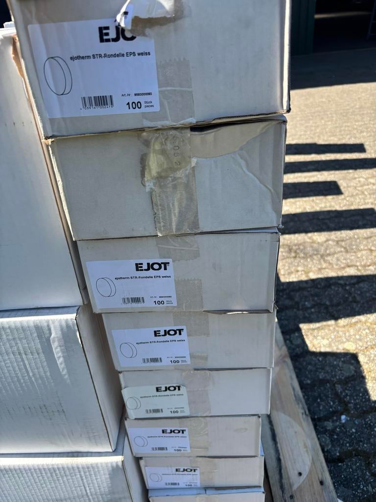 EJOT ejotherm STR-Rondelle EPS wit 8 dozen a 100 stks, Ophalen of Verzenden, Nieuw