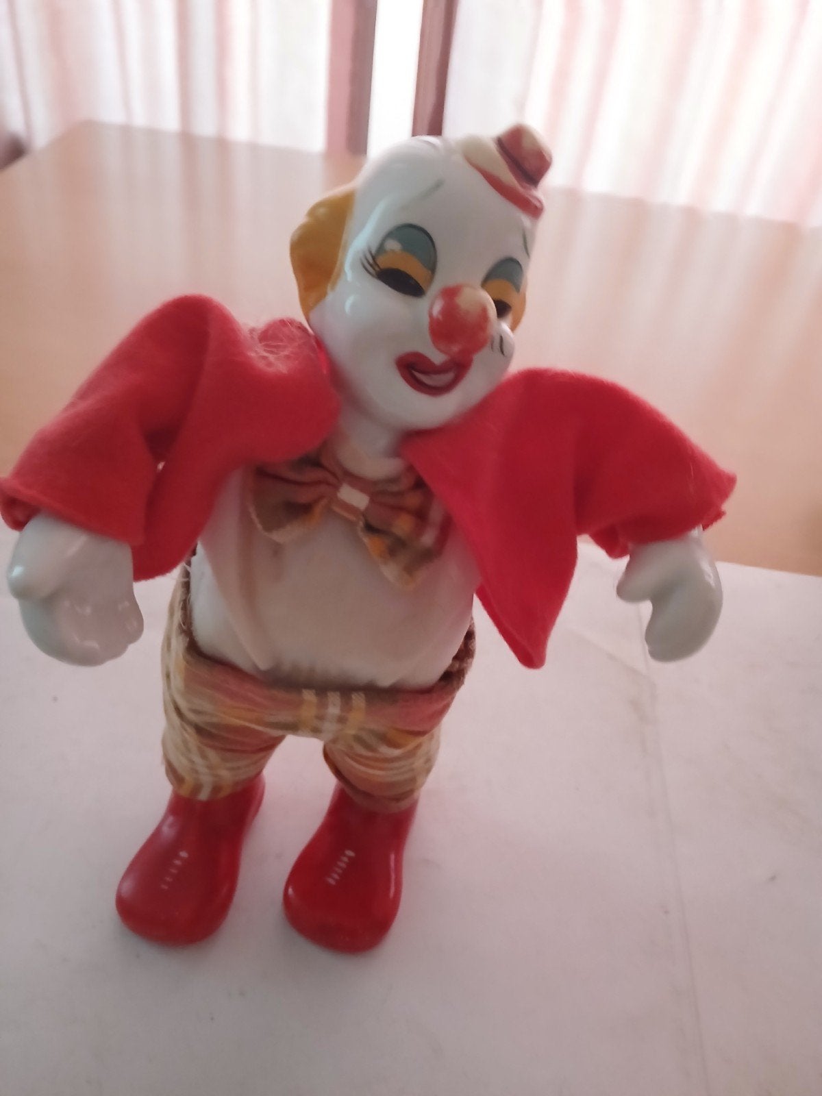 Vintage Porseleinen Muziekdoos Clown, Ophalen of Verzenden, Gebruikt