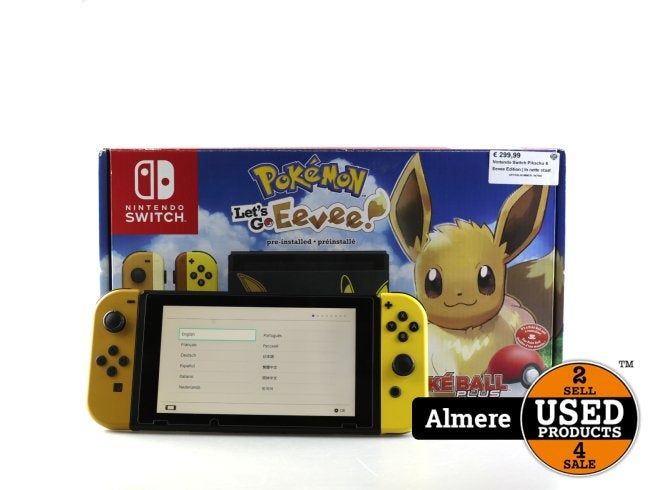 Nintendo Switch Pikachu & Eevee Edition | In nette staat