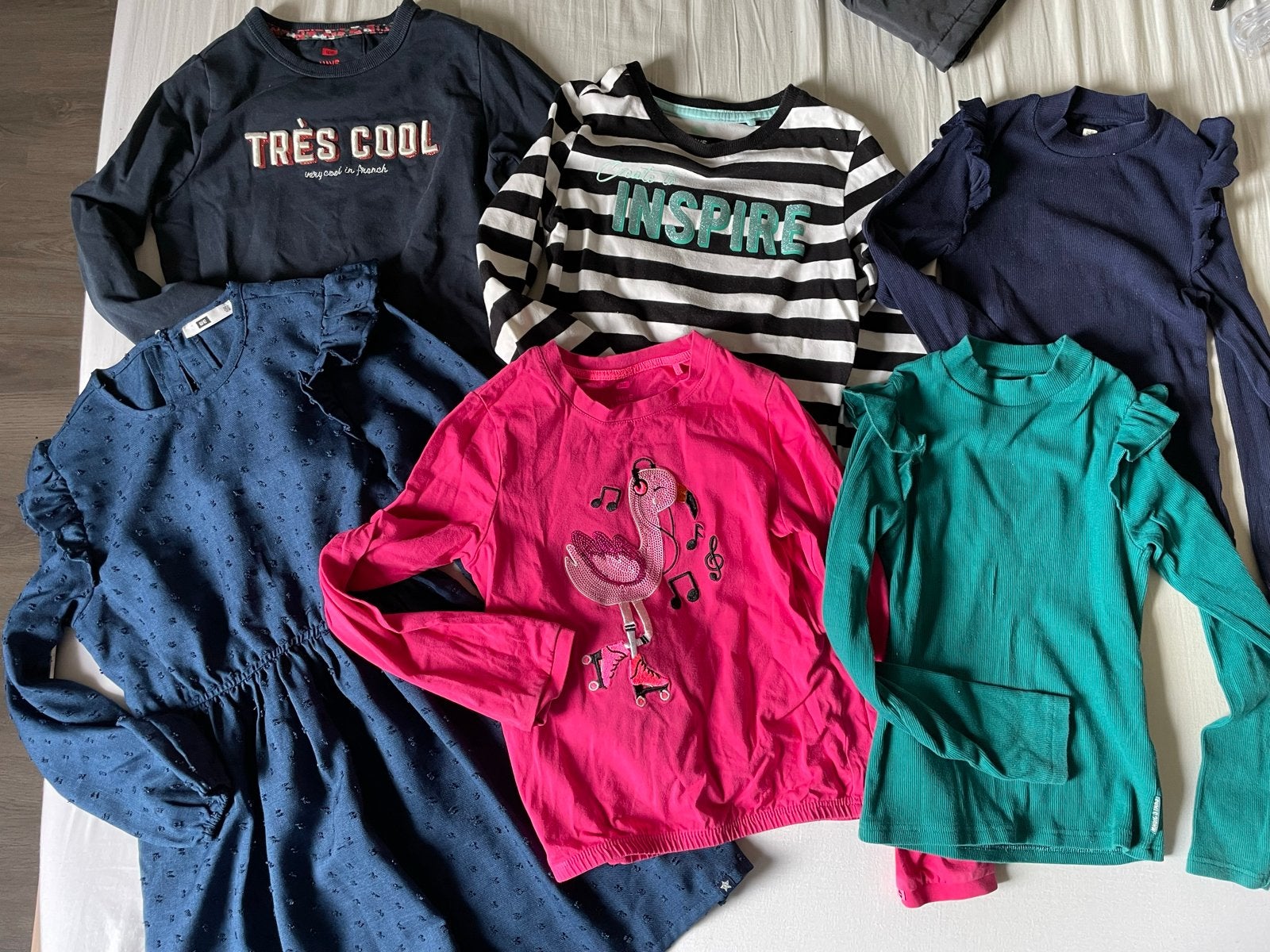 Kleding pakket meisje WE 122/128, Ophalen of Verzenden, Zo goed als nieuw, Maat 128